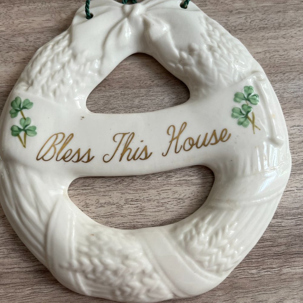 BELLEEK HOUSE BLESSING WREATH